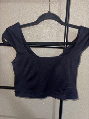 Square Neck Seamless Tee by Garage Clothing.